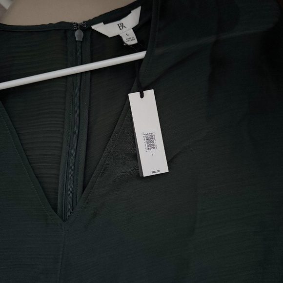 Banana Republic - Sheer Crinkle Satin Top - Picture 2 of 2